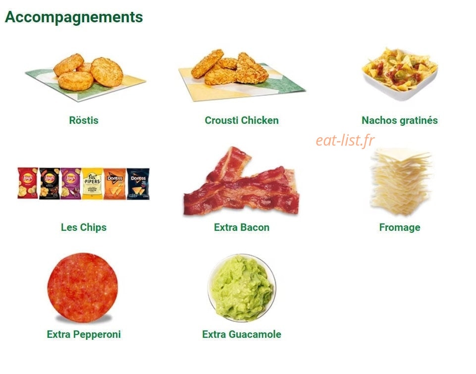 Subway — carte page 6