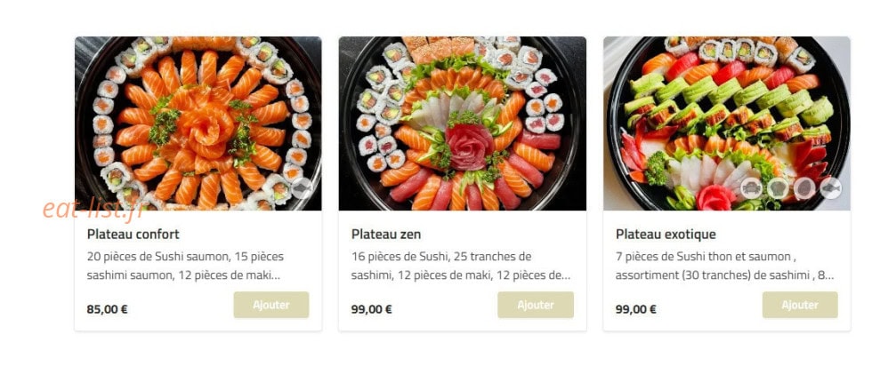 Sushi Kyo — carte page 29