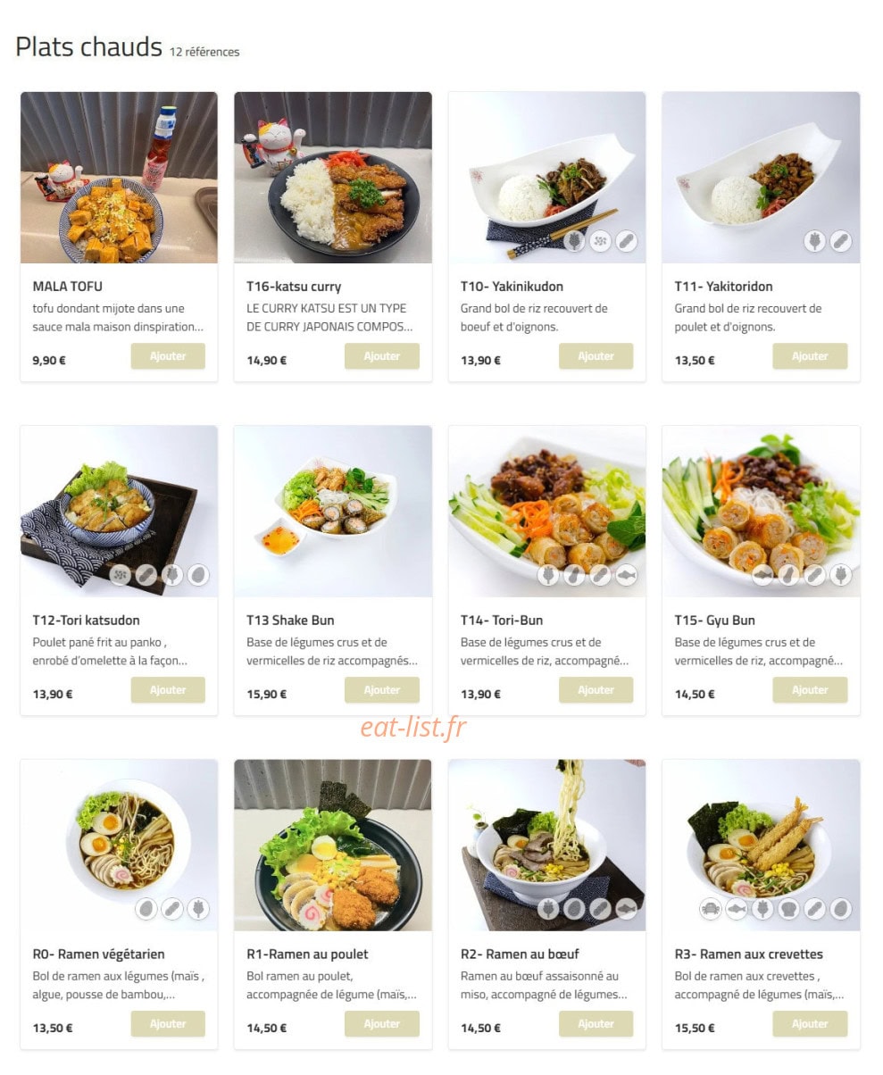 Sushi Kyo — carte page 5