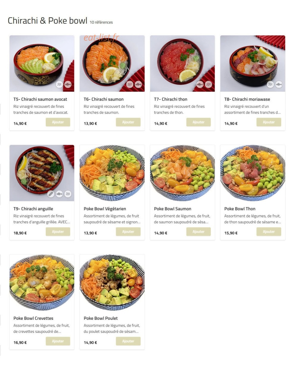 Sushi Kyo — carte page 6