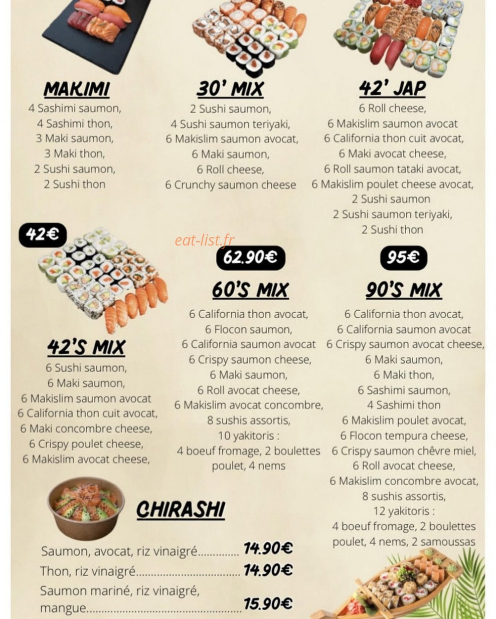 Updates Food — carte page 4