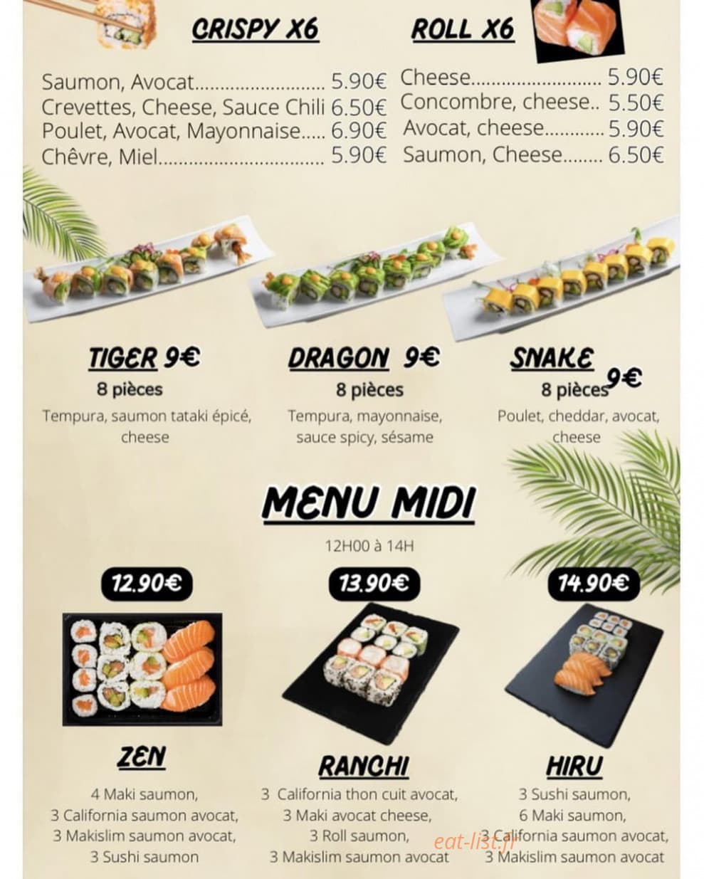 Updates Food — carte page 3