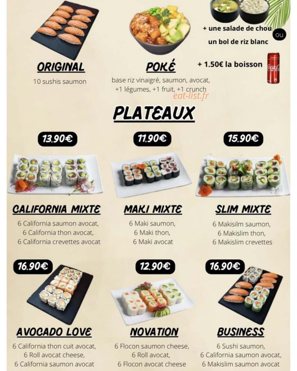 Updates Food — carte page 2