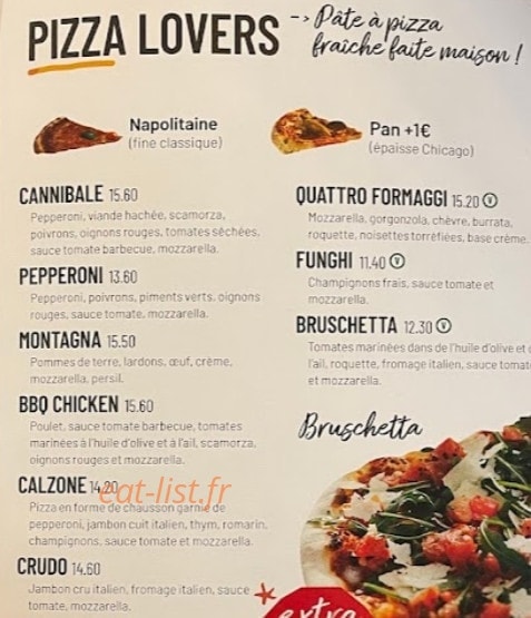 Vapiano — carte page 5