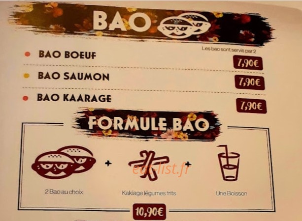 Yam Yam — carte page 2