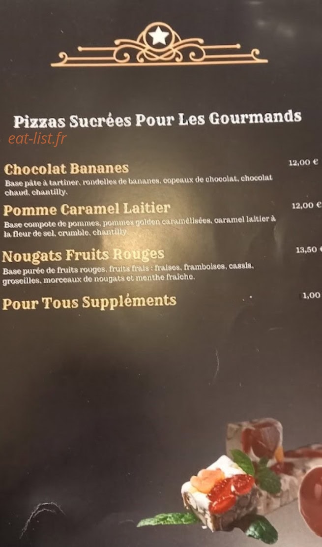 Cinq Sens — carte page 4