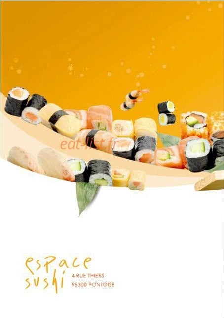 Espace Sushi — carte page 16