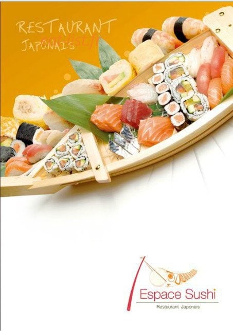 Espace Sushi — carte page 1