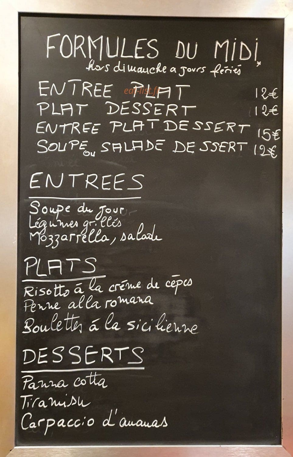 Félicie — carte page 1