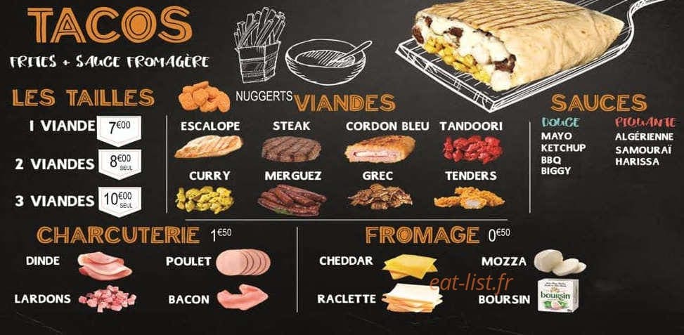 Hots'Pizza — carte page 3
