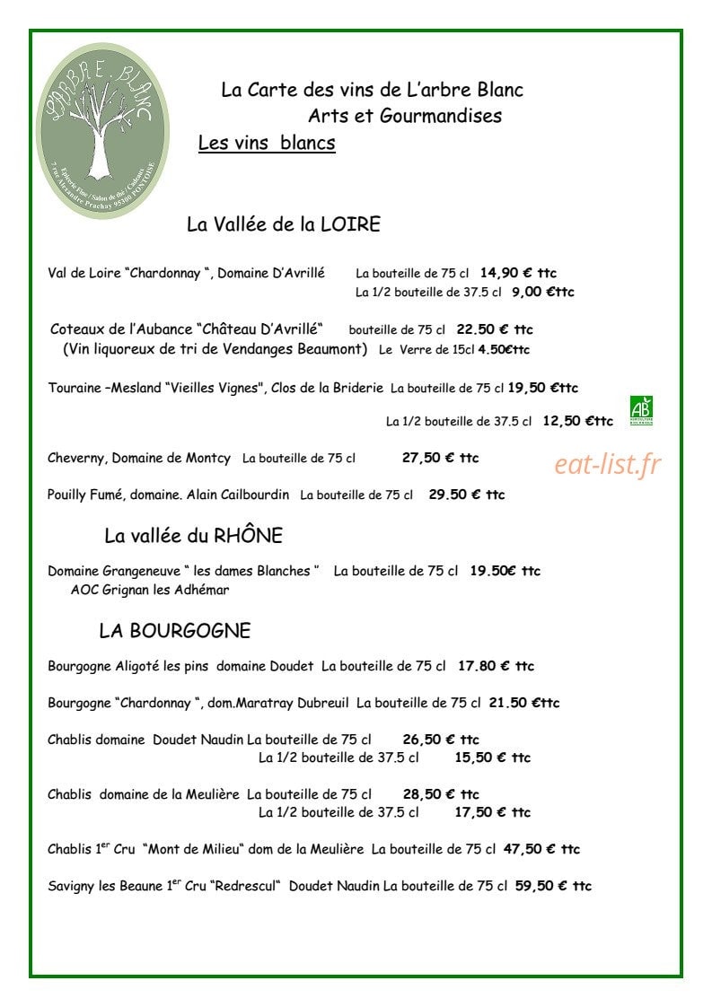 L'arbre blanc — carte page 8