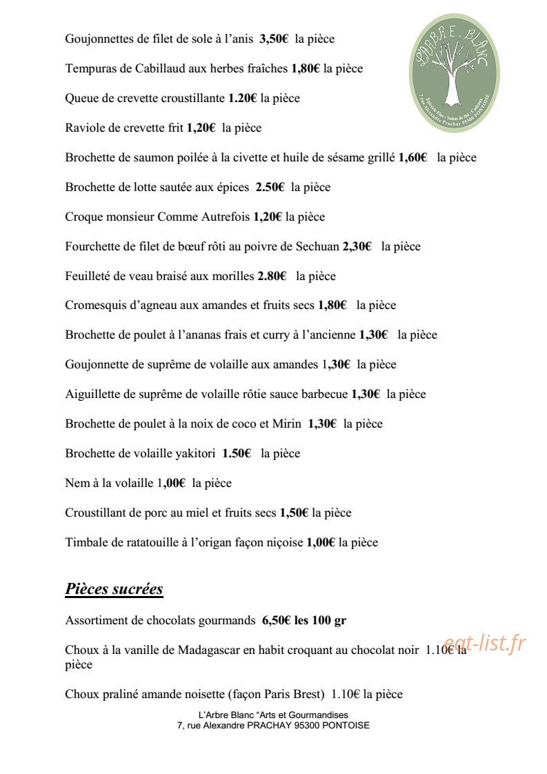 L'arbre blanc — carte page 6