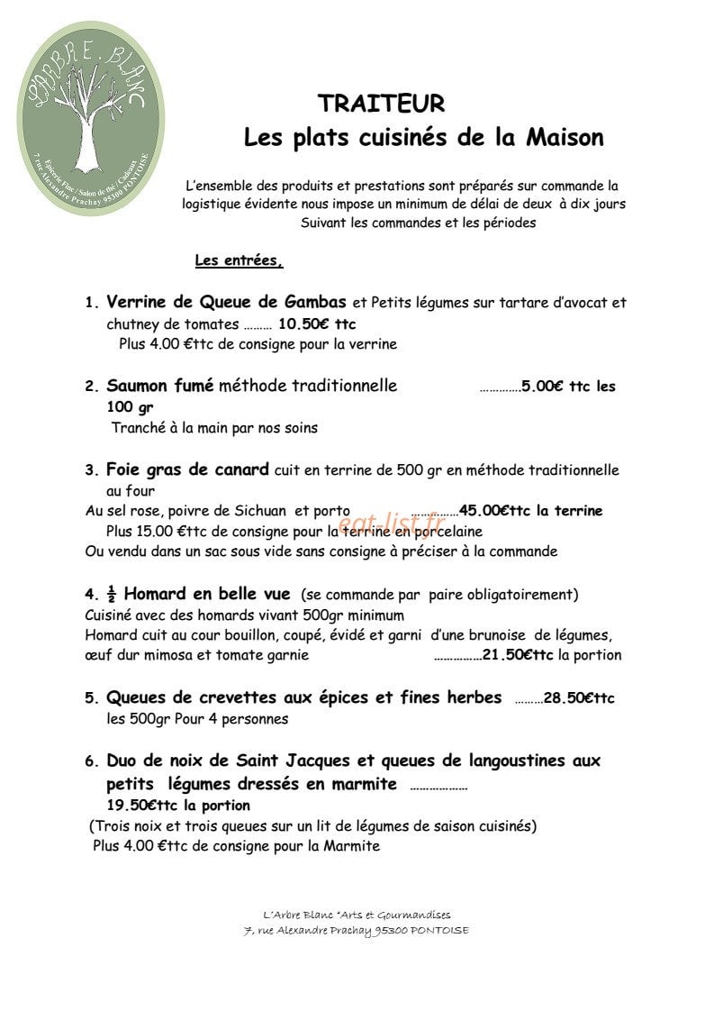 L'arbre blanc — carte page 2