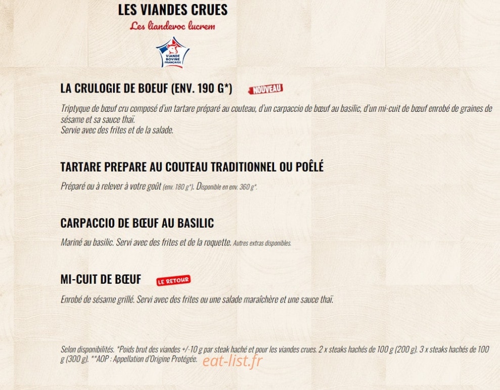La Boucherie — carte page 5