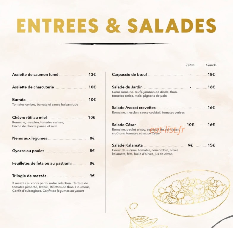 La brasserie du jardin — carte page 6