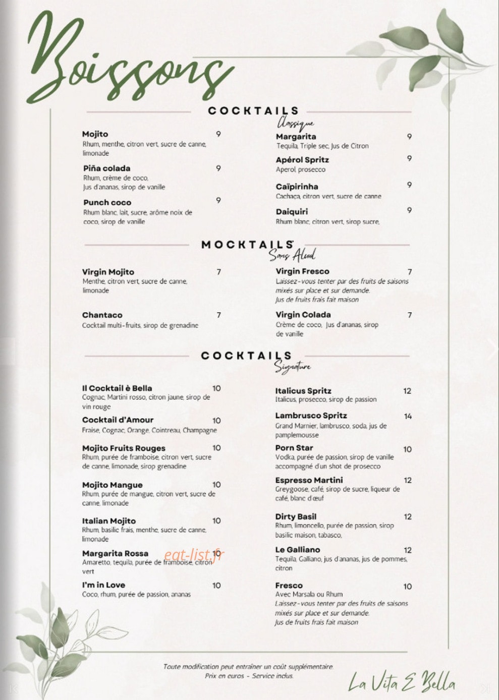 La Vita È Bella — carte page 5