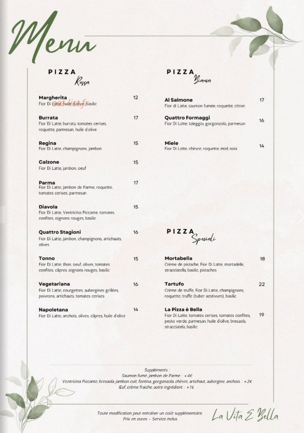 La Vita È Bella — carte page 2