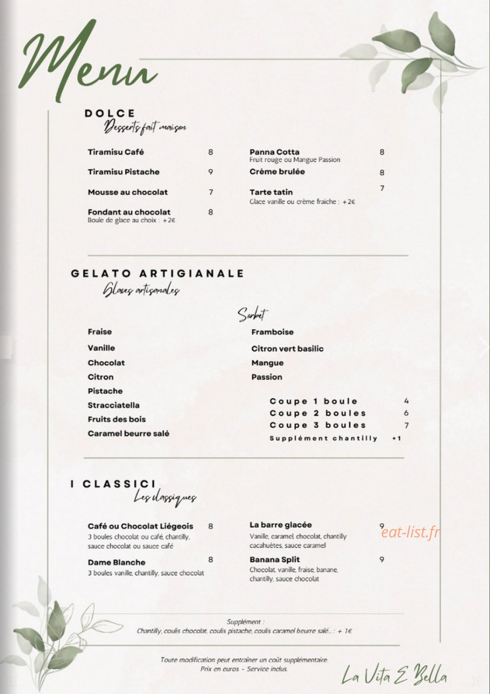 La Vita È Bella — carte page 3