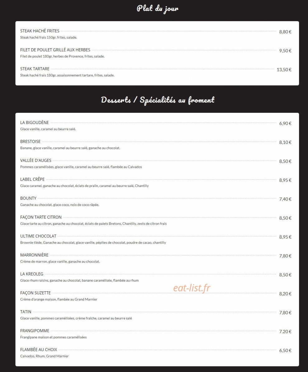 Label crêpe — carte page 3