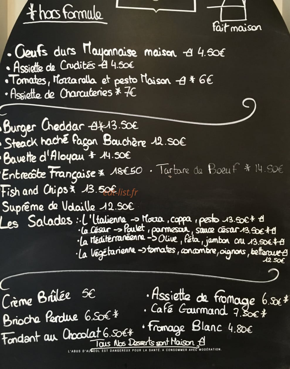 Le Moderne — carte page 1