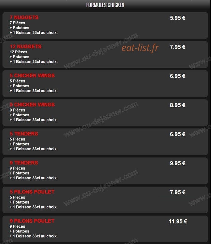 Mia Pizza — carte page 14