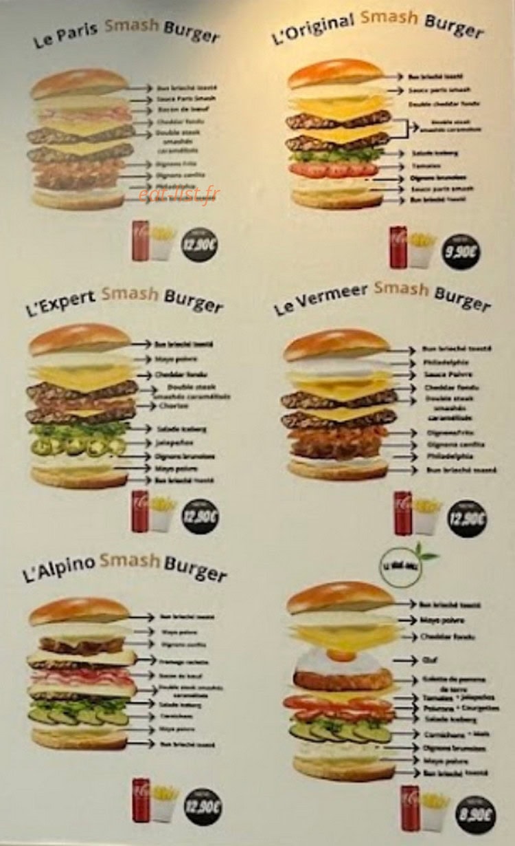 News Burger — carte page 3