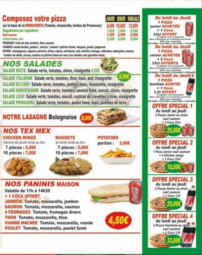Pizza Luigi — carte page 3
