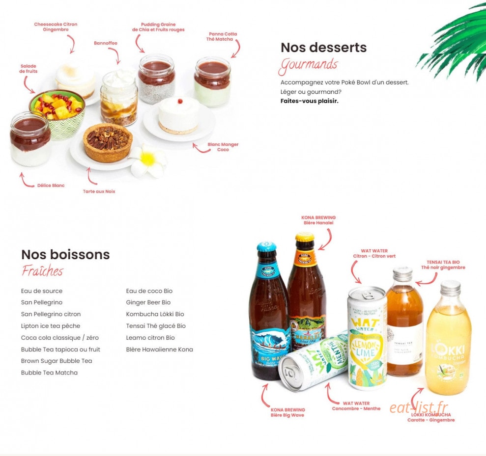 Poké Bar — carte page 3