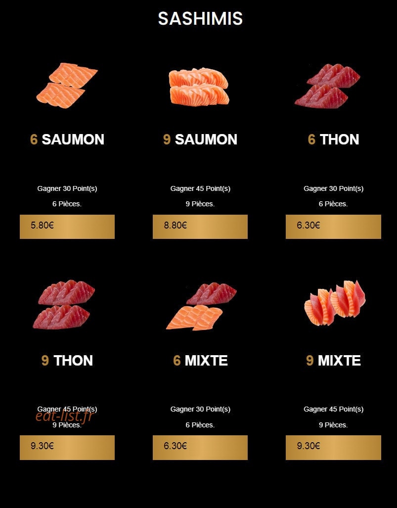 Sushi Green — carte page 8