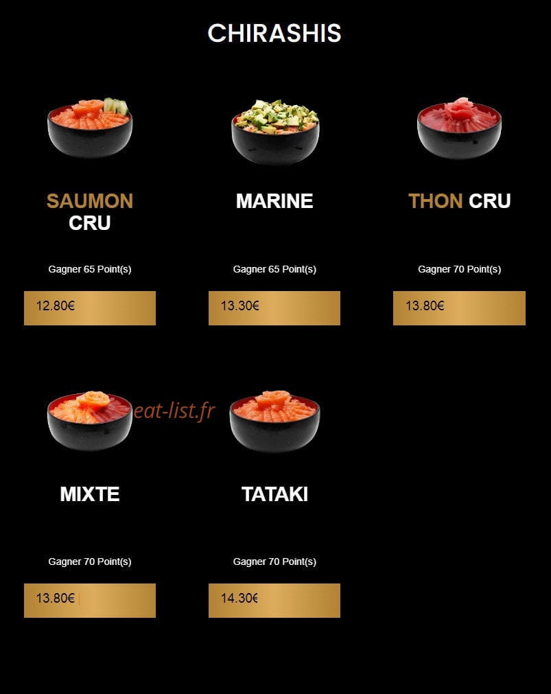 Sushi Green — carte page 10