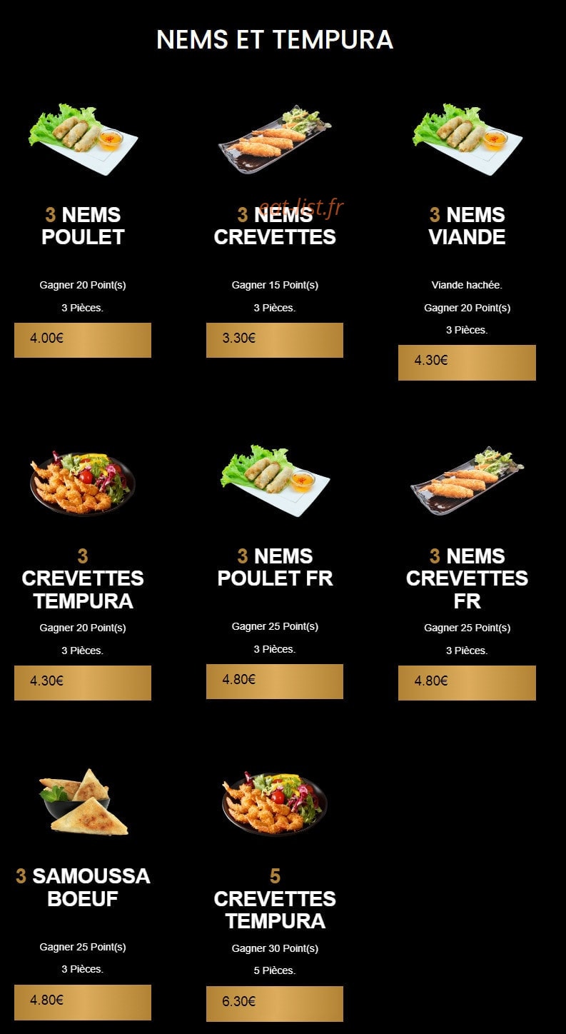 Sushi Green — carte page 6