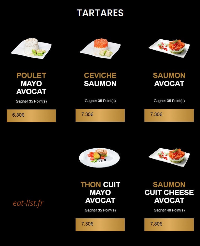 Sushi Green — carte page 9