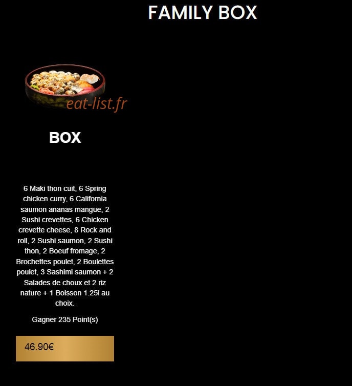 Sushi Green — carte page 4