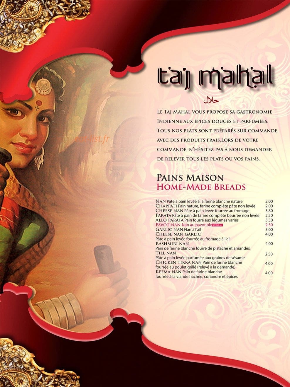 Taj Mahal — carte page 4