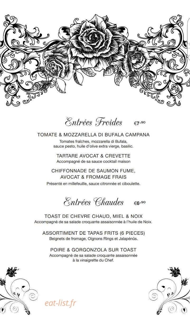 Au miel d'orient — carte page 1