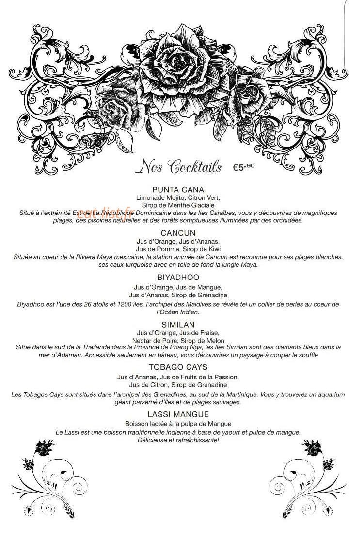 Au miel d'orient — carte page 7
