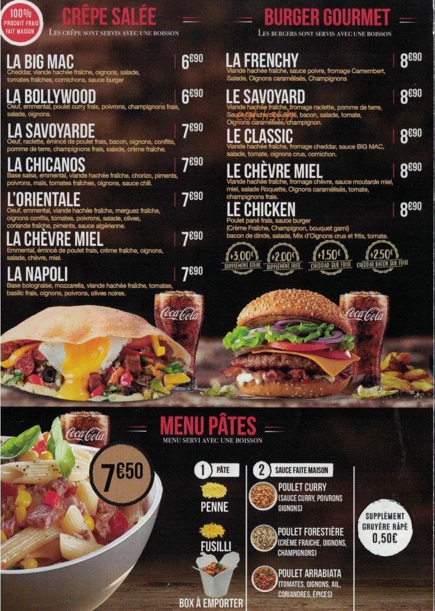 Boogy's — carte page 2