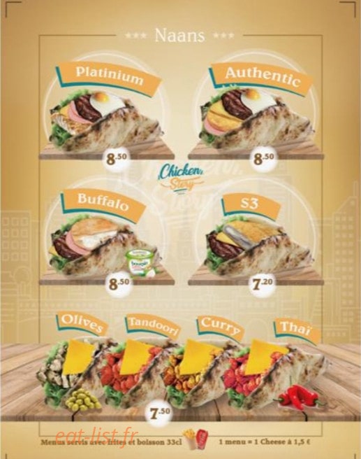 Chicken Story — carte page 2