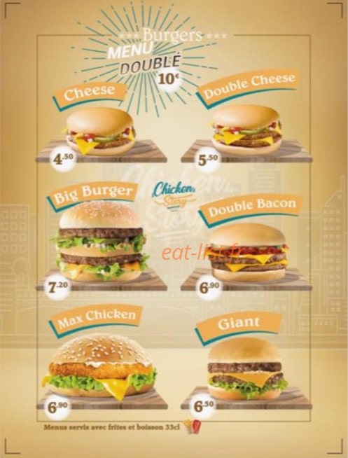 Chicken Story — carte page 1