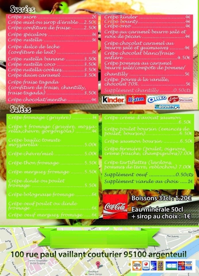 Crêpe Rit — carte page 2