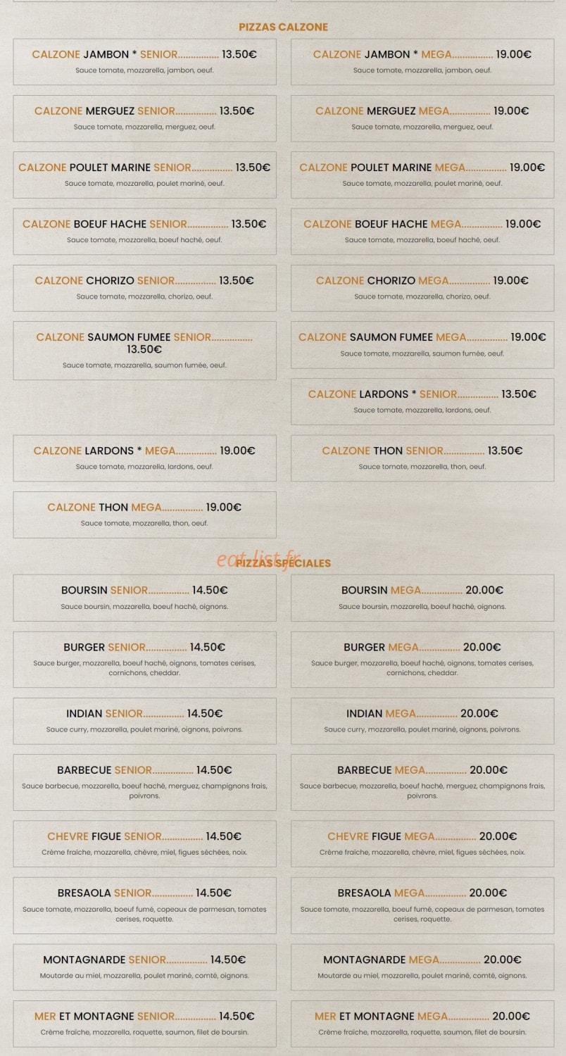 L'artisanale — carte page 3