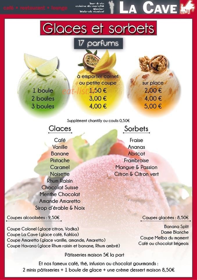 La Cave — carte page 4