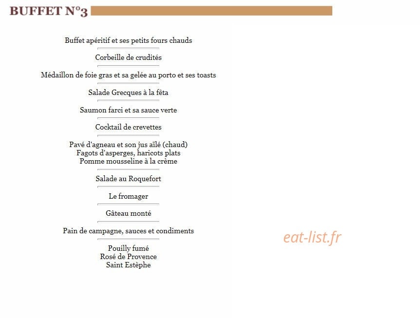 La Closerie d'Orgemont — carte page 1