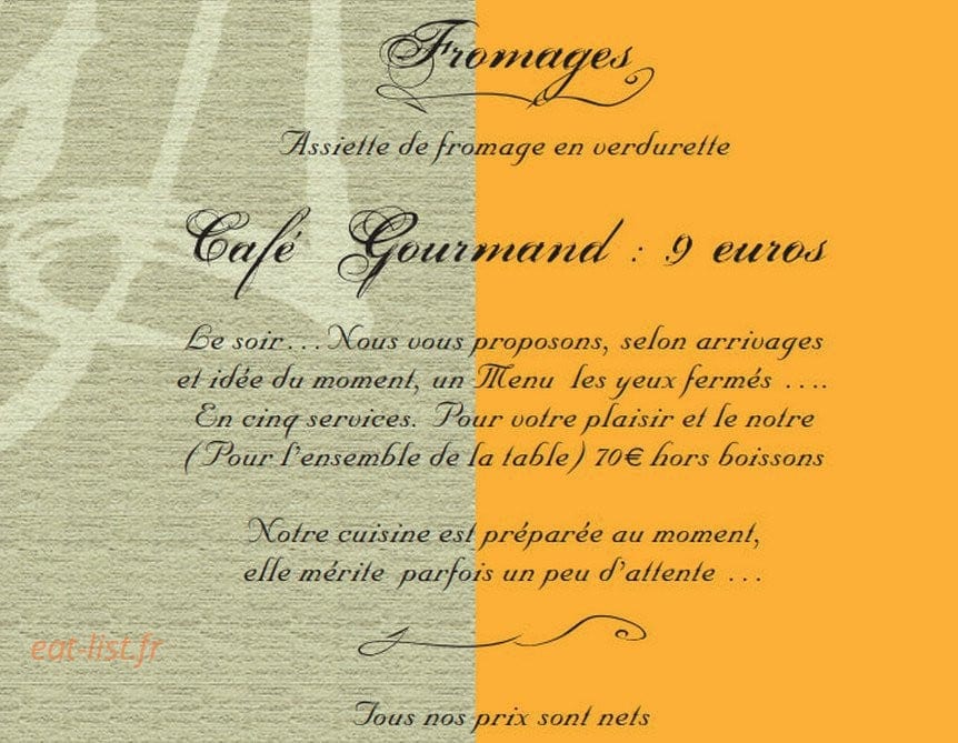 La Ferme d'Argenteuil — carte page 4