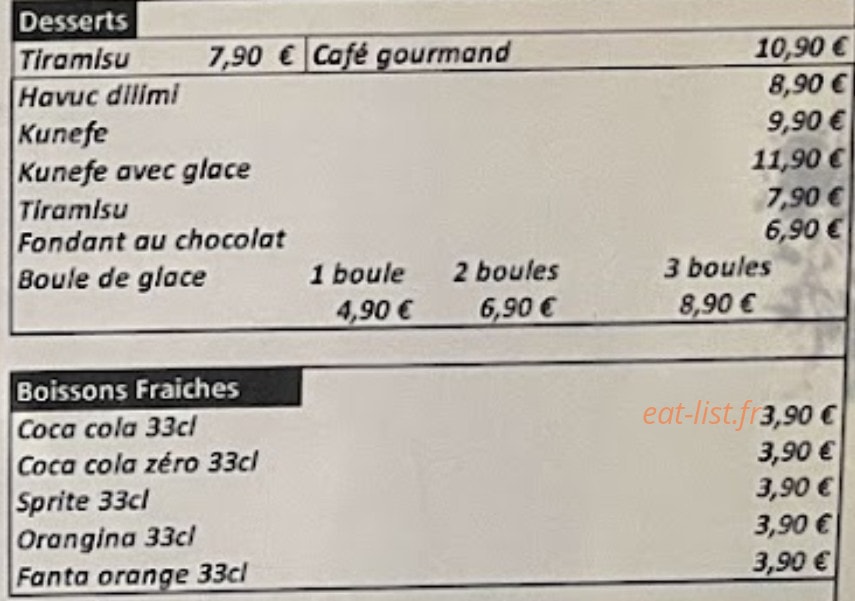 Le Chalet Des Grillades — carte page 5