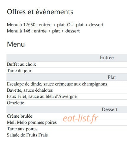 Le Depart — carte page 1