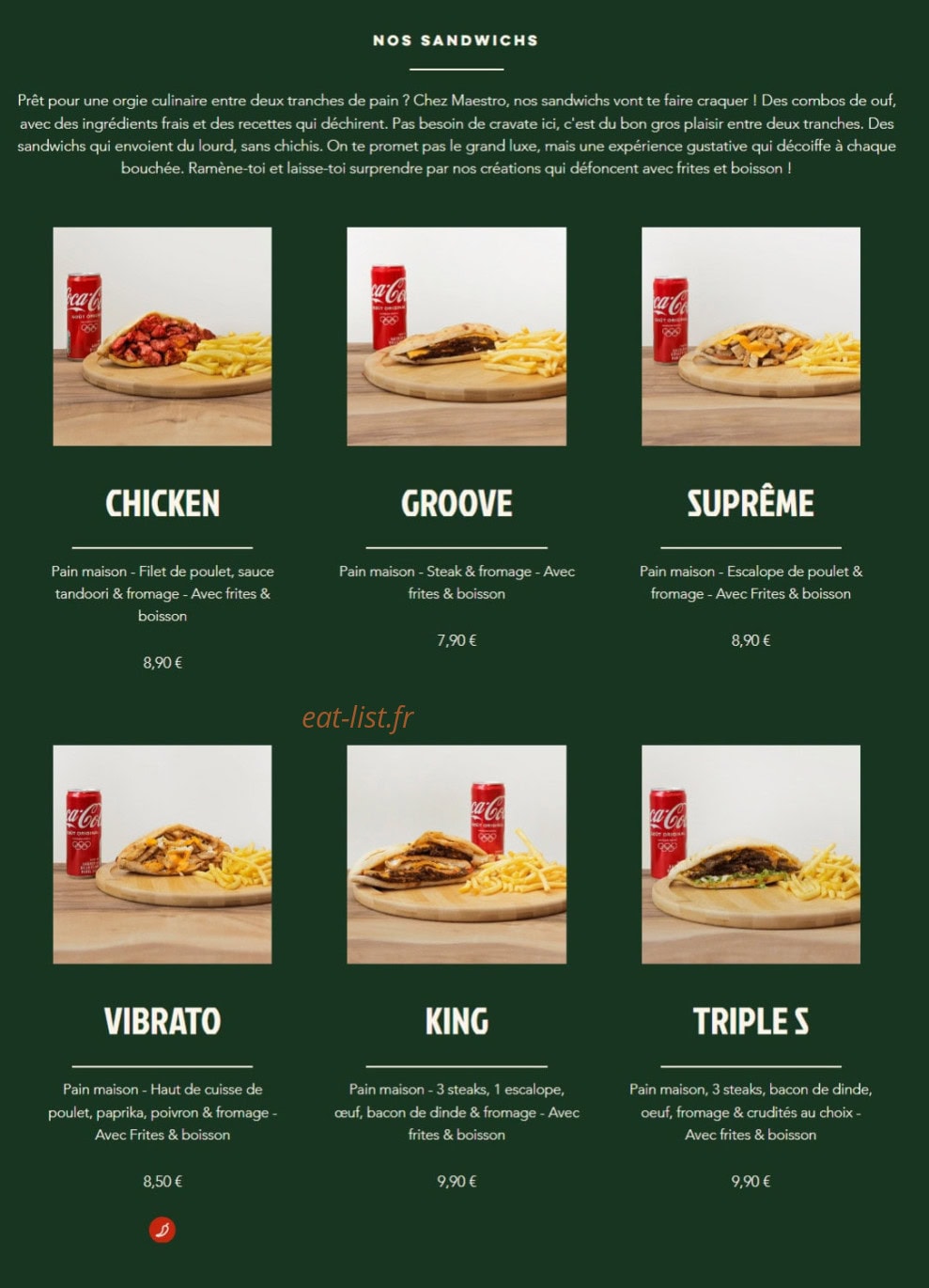 Le Maestro — carte page 4