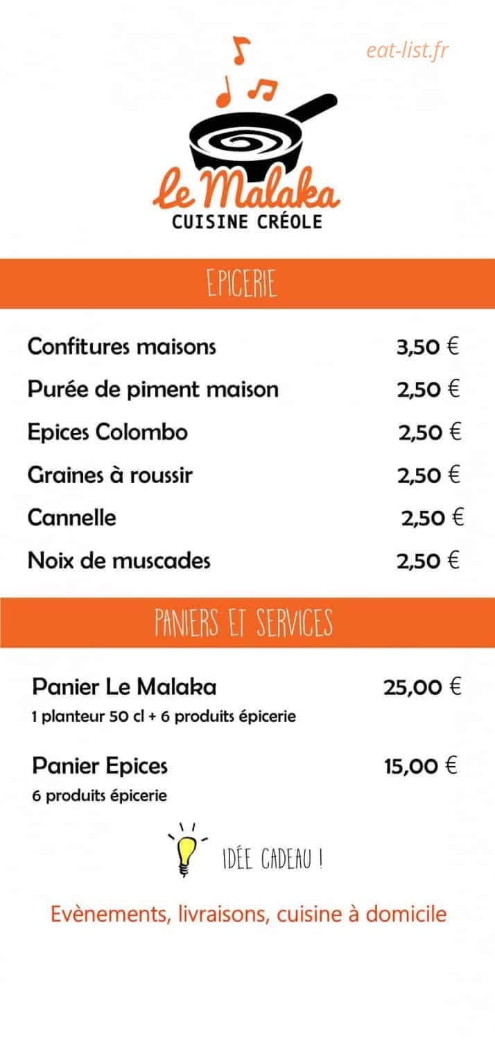 Le Malaka — carte page 1