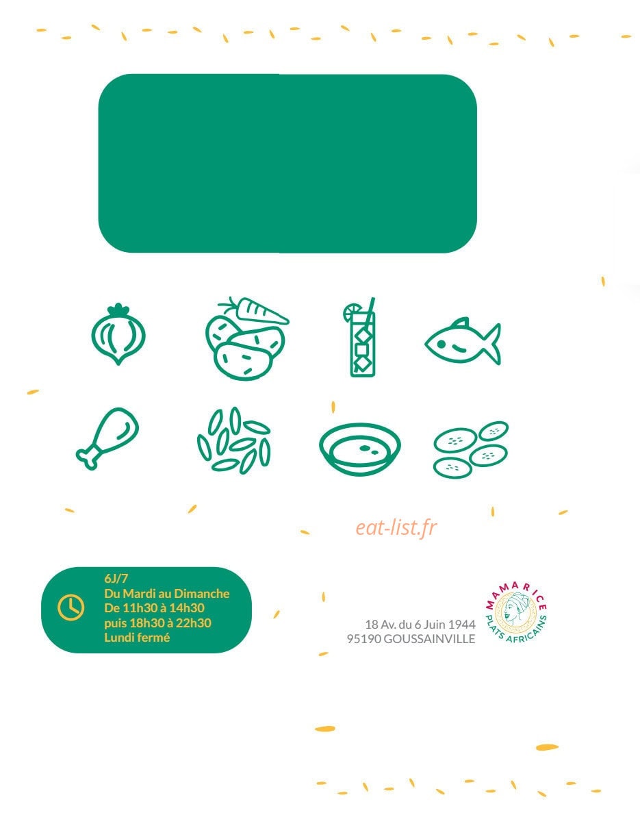 Mama Rice — carte page 1