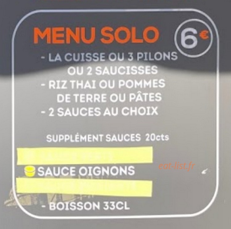 Master Poulet — carte page 1